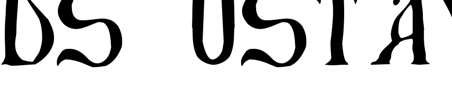 DS Ustav Hand Font Download Free